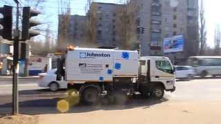 Balayeuse Johnston VT 501  Street Sweeper Road Sweeper Kehrmaschine Veegmachine Balai de Rue [upl. by Leveridge]