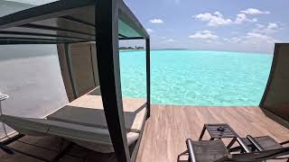 Riu Atoll Maldives Room 3037 Over Water Junior Suite with Sea View and Terrace [upl. by Panchito791]