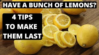 Too Many Lemons Preserve Lemons 4 Ways [upl. by Lathan]