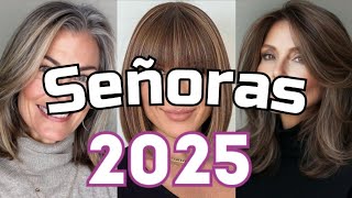 CORTES CABELLO señoras 2025 que SON TENDENCIAS ✂️🔴 ESTILOS modernos [upl. by Henderson612]