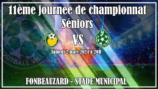 Fonbeauzard FC vs AF Villeneuvois séniors [upl. by Accalia]