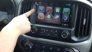 2017 Chevy Colorado Radio Infotainment Demonstration Indianapolis IN [upl. by Anelrahc]