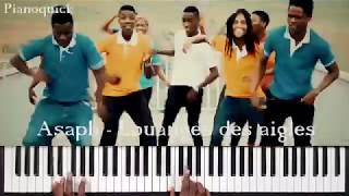 Asaph  Louange des Aigles Tutoriel Débutant PIANO QUICK [upl. by Zebadiah]