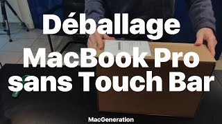 Déballage du MacBook Pro sans Touch Bar [upl. by Aitnwahs]