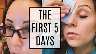 MICROBLADING HEALING PROCESS  THE FIRST 5 DAYS [upl. by Bobker]