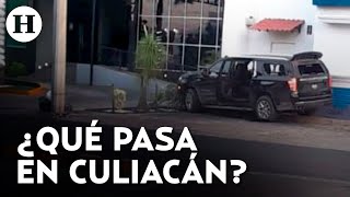 ¡Lunes violento en Culiacán Enfrentamiento del cártel de Sinaloa deja un muerto y militares heridos [upl. by Hanikahs]