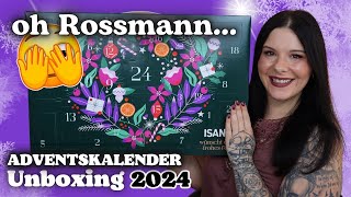 Oh Rossmann 🫣 Isana Adventskalender 2024 Unboxing [upl. by Marna]