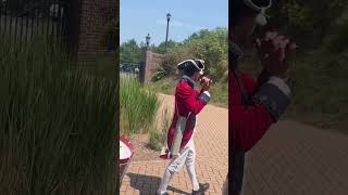 Fife and drum marching at Yorktown Museum [upl. by Lamee]