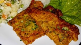 Pescado a la marinera receta en menos de 5 minutos facil [upl. by Anayt417]