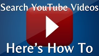 How to Search Youtube Videos From A Particular User [upl. by Aicarg]