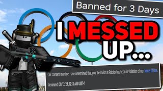 How the Olympics BANNED me on Roblox [upl. by Lonyer]