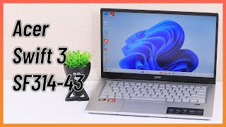 Acer Swift 3 SF314 43  AMD Ryzen 7 5700U [upl. by Ayikan]