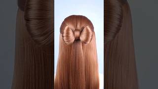 very easy and stylish hairstyle  open hair style latest new viral trending [upl. by Oetomit]