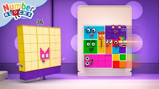 Numberblocks  Learn Making Patterns and Shapes  Full episodes  Learn to Count [upl. by Nodnol]