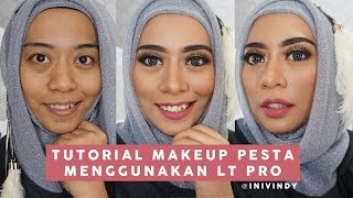 One Brand Makeup Tutorial LT PRO  Tutorial Makeup ke Pesta by ini Vindy [upl. by Oswin]