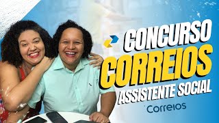 CONCURSO CORREIOS  ASSISTENTE SOCIAL [upl. by Jehius]