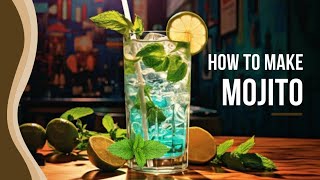 How to make a mojito at home  lemon mint mojito  restaurant style mojito  viral mojitomoctails [upl. by Chandler548]