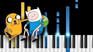 Adventure Time Ending Theme Come Along With Me  Island Song  EASY Piano Tutorial [upl. by Aible]