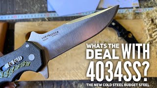 What is Cold Steels new 4034 Steel [upl. by Stead]