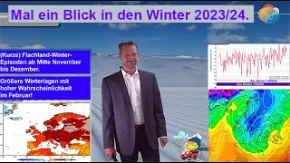 Ein Blick in den Winter 202324 Wetterlagen von November bis Februar Mild mit BerglandSchnee [upl. by Erdried36]