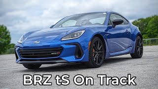 2024 Subaru BRZ tS Track Review  Properly Tuned by STi [upl. by Leber24]