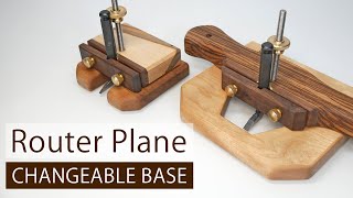 Making Router Planes with an Interchangeable Base [upl. by Yauqram]