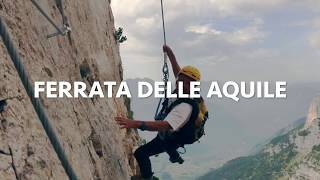 FERRATA DELLE AQUILE  NOVITA 2019 [upl. by Henderson]