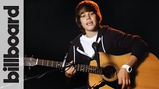 Justin Bieber One Time Full Acoustic Performance  Billboard Live Studio Session [upl. by Okemak]