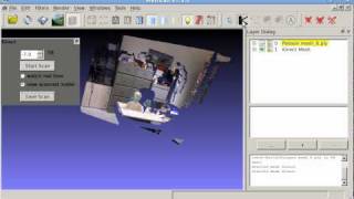 Meshlab Kinect [upl. by Neelra]