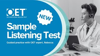 OET Listening Sample Test 4  Guided Practice [upl. by Ttereve]