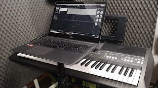 How to setup USB MIDI on Yamaha Keyboard and Cubase 105 LE  complete MIDI tutorial and midi looper [upl. by Hellah256]