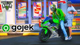 KEI JADI GOJEK PAKE ZX6R DI GTA 5 ROLEPLAY [upl. by Sally]