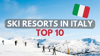 Top 10 Skiing Destinations in Italy  202223 [upl. by Aleafar]