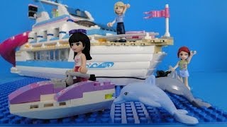 LEGO FRIENDS bateau 41015 yacht [upl. by Hpseoj]