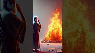 Moses and the Burning Bush  Part3  AI Animation biblestories moses god [upl. by Zrike]