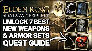 Shadow of the Erdtree  This Hidden Quest  7 INSANE New Weapons amp Armor  Leda Guide  Elden Ring [upl. by Ahsetal]