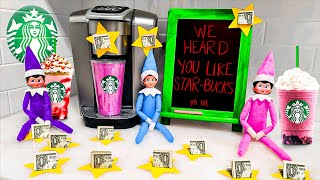 Elf on the Shelf Starbucks Day 6 [upl. by Nalyorf977]