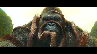 Kong Skull Island  Kong Vs Giant Octopus 2017 [upl. by Ahse]