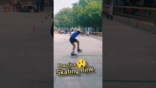 Skating rink warmup 👈😲trollface skaterboy speedskating professional inlineskate indianskater [upl. by Giffard912]