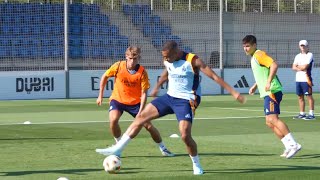 Mbappe first training session at Real Madrid [upl. by Hoffarth423]