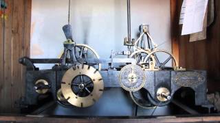 Spittal United Reformed Church Clock Striking 3pm Northumberland [upl. by Eanore]