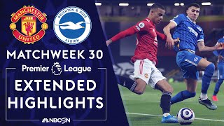 Manchester United v Brighton  PREMIER LEAGUE HIGHLIGHTS  442021  NBC Sports [upl. by Severn]