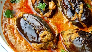 Masala Gutti Vankaya Curry Simple  ఆంధ్రా స్పెషల్ గుత్తి వంకాయ కూర  Stuffed Brinjal Curry  102 [upl. by Albarran]