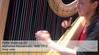 Petite Valse op25  Alphonse Hasselmans Silke Aichhorn Harp solo [upl. by Marla]