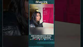 WION Fineprint  Kim Kardashian gives a lecture at Harvard [upl. by Axel]