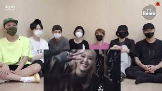 Bts reaction Rose Tiktok [upl. by Lladnor350]