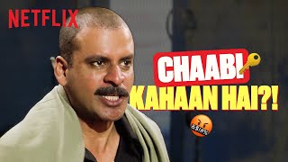 Manoj Bajpayee’s HILARIOUS ‘Chaabi Kahaan Hai’ Scene 😂  Gangs of Wasseypur  Netflix India [upl. by Quintilla]