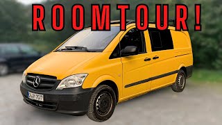 Verwandlung eines Postautos Der ultimative Mercedes Vito Camper [upl. by Ginnifer]