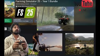 Fs 25 launch today 🔴 live 630 PM  Hell Gamer  TRAILOR REACTION [upl. by Aicened]