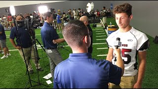 Larger High School Football Media Day welcomes 35 teams [upl. by Ahkeber313]